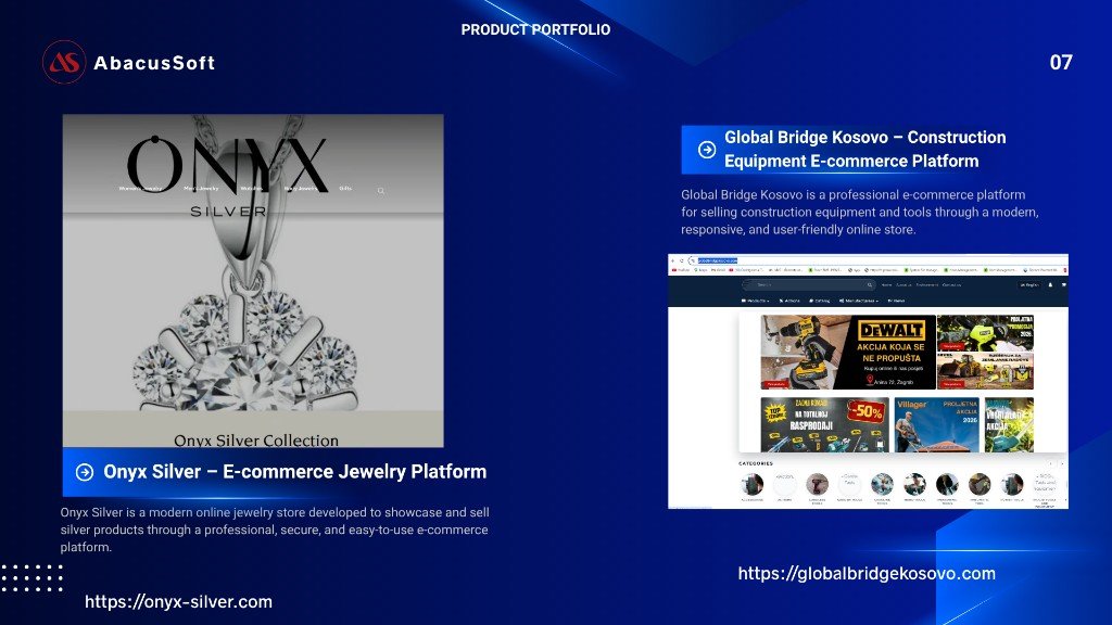Onyx Silver — E-commerce Jewelry